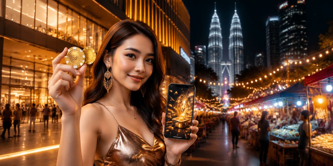 Pemandangan Kuala Lumpur dengan suasana pertaruhan dalam talian ek346