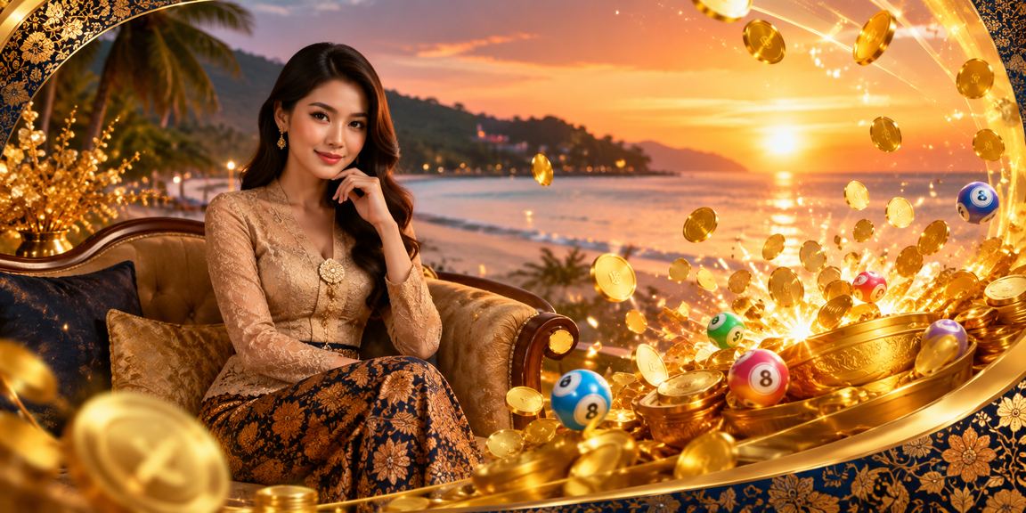 Suasana pertaruhan maya bergaya batik di Pulau Pinang Malaysia